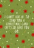 Funny Christmas Card - Can't Ask AI Yet created by KATIE S