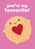 Jammie Dodger Kawaii Card For Friends, Loved Ones & Valentine's Day created by Asking For Trouble