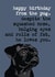 Funny Birthday Card - Pug - He Still Loves You created by Hello Sausage