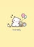 Cute Cat New Baby Card | Kawaii Cat | New Baby created by @TheGrafixCat
