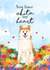 Cute Anniversary Card - Akita Lovers - Dog Lovers - Just because created by VISIBLEINK