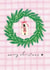 Cute Christmas Card – Nutcracker Wreath created by Olga Kondyleva