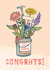 Classic New Home Card – Paint Tin Vase created by Karin van der Vegt