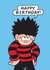 Fun Birthday Card - Beano - Dennis The Menace created by Hype Associates