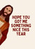 Funny Christmas Card - Peeking Jesus - Something Nice created by Sundiva Designs
