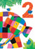 Cute Birthday Card - 2nd - Elmer The Elephant created by Hype Associates
