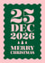 Classic Christmas Card - 2026 created by Atwood & Atwood
