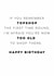 Funny Birthday Card - Too Old For Topshop created by Sweetlove Press