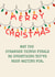 Funny and Colourful Stranger Things Christmas Card created by Sunflowers & Sarcasm