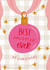 Classic Christmas Card - For the Best Daughter Ever - Bauble created by The Pattern Press