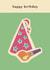 Arty Birthday Card - Party Hat created by Potful of Pixels