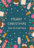Classic Christmas Card - For Son & Partner - Festive created by The Pattern Press