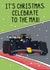 Funny Christmas Card - Formula 1 - Verstappen Red Bull created by OhJaye