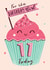 Cute Birthday Card - 11th - Cupcake created by Dalia Clark Design