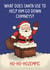 Funny Ozempic Christmas Card created by Scrambled Meg Designs 