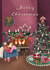 Classic Christmas Card - Deck The Halls - Fireplace - Relaxing created by Lara Waghorn