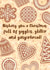 Classic Christmas Card - Full Of Giggles, Glitter And Gingerbread - Cookies created by Martina Fitzgerald 