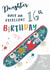 Classic Birthday Card - 16th - For Daughter - Skateboard created by Katie Phythian Design