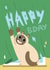 Funny Naughty Cat Birthday Card - Relatable Humour created by Stormy Knight