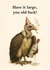 Funny Rude Birthday Card – Old Vulture with Vodka - Dark Adult Humour created by FUNTZ