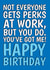 Funny Birthday Card - Work Colleague - Perks At Work created by @Cupsie's Creations