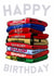 Classic Birthday Card - Manchester United - Football Shirts created by Pedges Houseboat