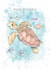 Cute Birthday Card - Sea Turtle - Fish created by Paper Shed Design