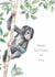 Cute Birthday Card - Chimpanzee - Tree created by Paper Shed Design