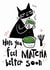 Cute Get Well Card - Feel Matcha Better Soon - Cat created by StudiOllie