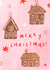 Pretty Christmas Card - Gingerbread Houses created by Lauren Barclay