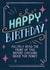 Funny Birthday Card - Politely Read The Front Of This Before Checking For Money created by Silky Rose Design