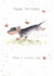 Cute Birthday Card - Dachshund - Butterflies created by Paper Shed Design