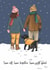 Cute Christmas Card - Time Off, Time Together, Time Well Spent - Labrador created by Dotts Yard