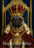 Regal card for pug lovers created by Made by Betty