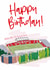 Football Birthday Card - Wrexham AFC - The Racecourse Ground created by Moo & Snip
