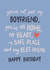 Heartfelt Birthday Card - For Boyfriend - Safe Place created by Sweetlove Press