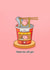 Cute Love & Friendship Card - Ramen Love With You - Pun created by Toastedink