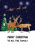 Traditional Christmas Card - To All The Family created by HCD Illustration