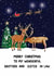 Traditional Christmas Card - Brother And Sister In Law - Reindeer created by HCD Illustration