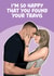 Fun Engagement/Wedding Card - Taylor Swift And Travis Kelce - So Happy You Found Your Travis created by Pink + Pip
