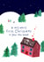 Classic Christmas Card - First Christmas In Your New Home - Winter Scene created by Bow & Bell