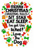 Funny Dog Christmas Card From the Dog for Puppy Dog Parents created by Louise Burgoyne