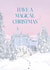 Have a Magical Christmas, Princess Christmas Card, Girlie Christmas Card created by AmySrvc Illustration