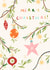 Christmas Tree Baubles - Classic Card - Simple Minimal created by Lauren Barclay