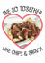Funny anniversary - love card - chips and gravy - northern humour created by Pop Cult Cards