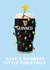 Fun Christmas Card - Guinness - Christmas Tree Lights created by Pink Peach Cards