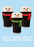 Fun Christmas Card - Guinness Snowmen - Let It Flow created by Pink Peach Cards
