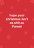 Funny Christmas Card - Hope Your Christmas Isn't As Shit As Forest - Nottingham Forest created by The Cake Thief