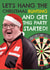Punny Christmas Card - Stephen Bunting - Darts created by AbiGoLucky