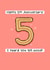 Cheeky 5th Anniversary Card - I Heard You Got Wood created by Blue Kiwi Design